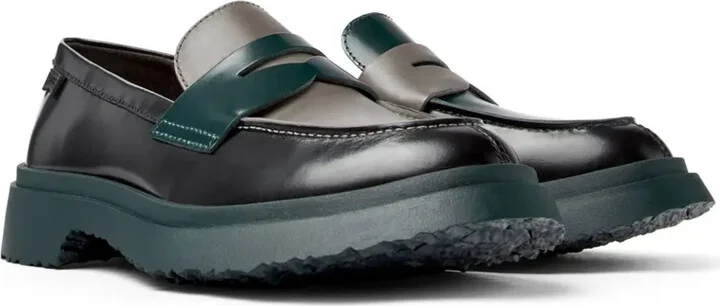 Walden mismatched colour-block loafers - Image 2