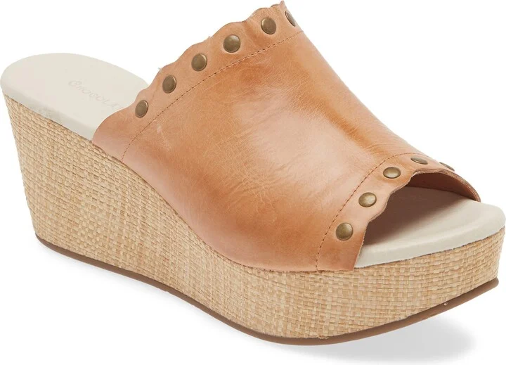 Waldo Platform Wedge Slide Sandal