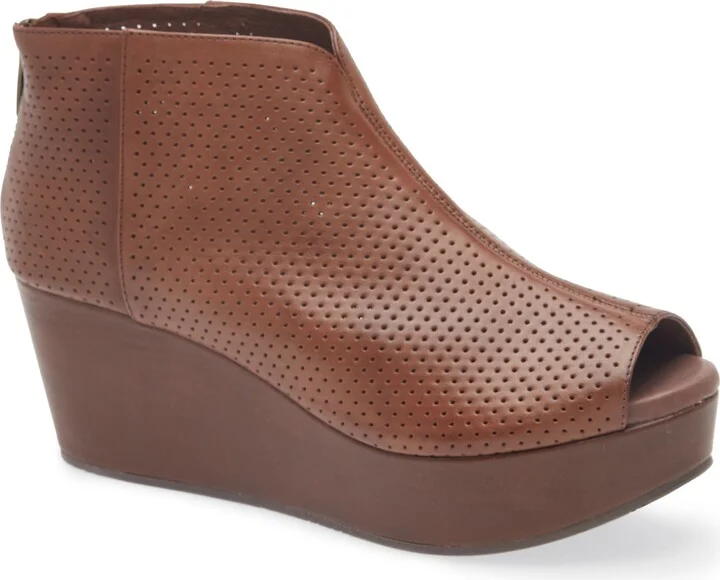 Walee Peep Toe Platform Bootie