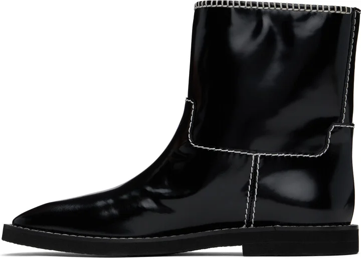 Wales Bonner Black Journey Boots - Image 3