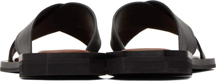 Wales Bonner Black Promise Sandals - Image 2