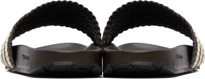 Wales Bonner Brown adidas Originals Edition Adilette Sandals - Image 2