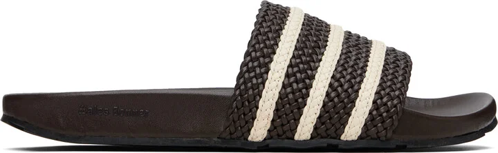 Wales Bonner Brown adidas Originals Edition Adilette Sandals