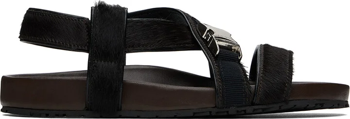 Wales Bonner Brown Promise Sandals