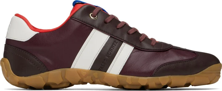 Wales Bonner Burgundy 'The Cadence' Sneakers