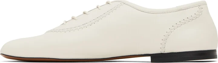 Wales Bonner Off-White Lace-Up Oxfords - Image 3