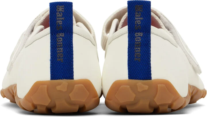 Wales Bonner Off-White Mary Jane Flat Sneakers - Image 2
