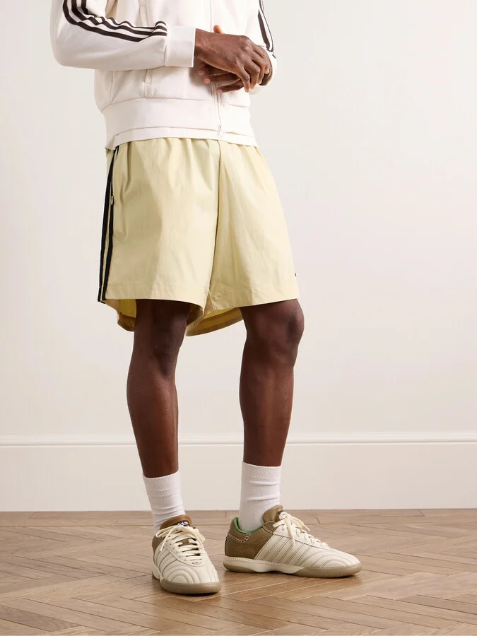 + Wales Bonner Samba Millennium Panelled Leather Sneakers - Image 2