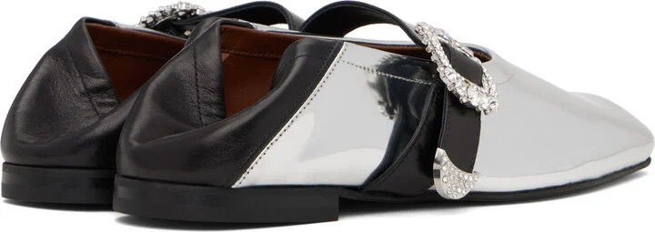 Wales Bonner Silver Glide Ballerina Flats - Image 5