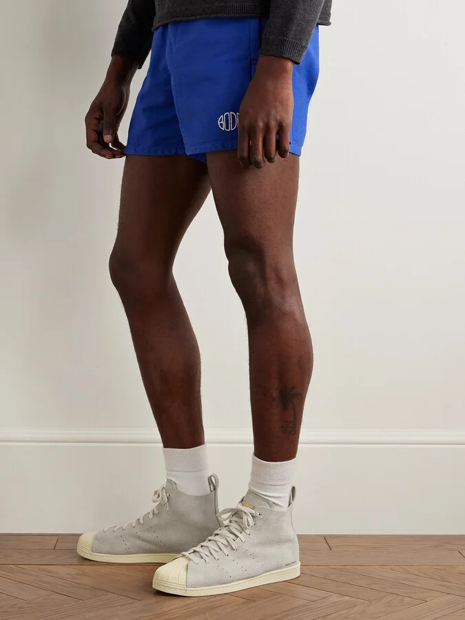 + Wales Bonner Superstar Hi Perforated Suede High-Top Sneakers - Image 2