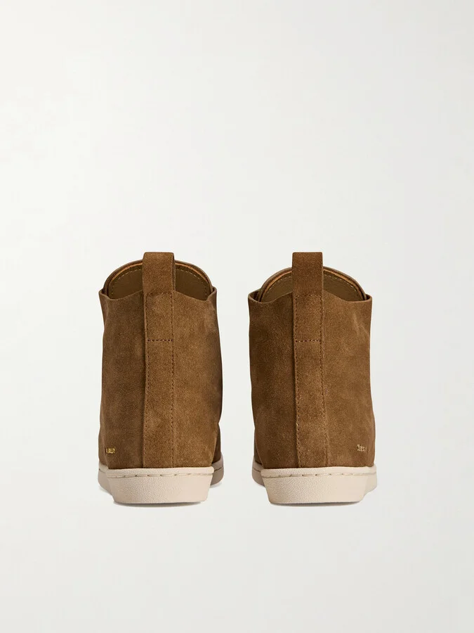+ Wales Bonner Superstar Hi Perforated Suede High-Top Sneakers - Image 2