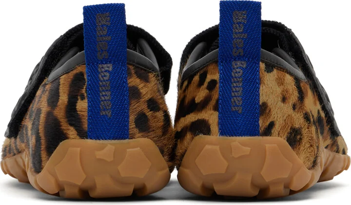 Wales Bonner Tan & Brown Mary Jane Flat Sneakers - Image 2