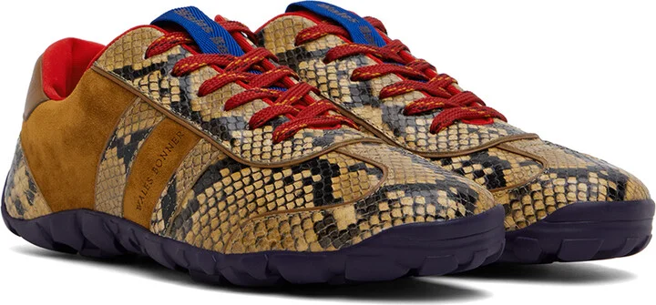 Wales Bonner Tan Cadence Sneakers - Image 4