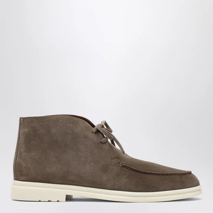 Walk and Walk ankle boots in dove grey