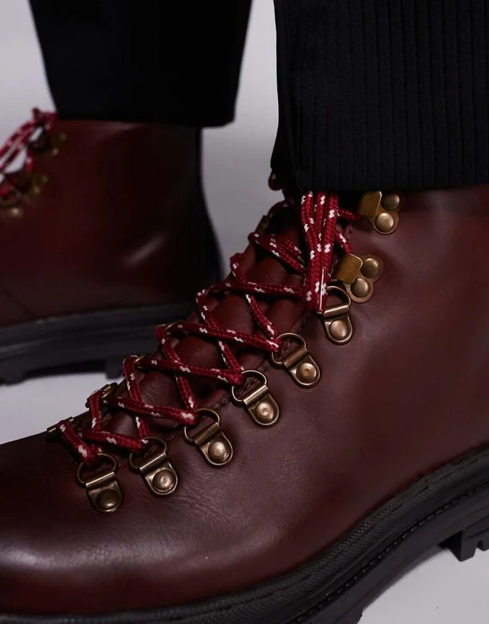 Walk London eagle hiker boots in brown - Image 4