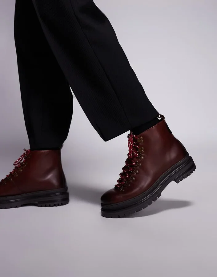 Walk London eagle hiker boots in brown
