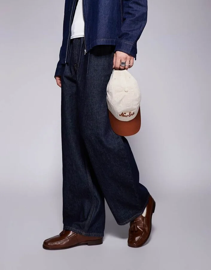 Walk London Tino tassel loafers in tan leather - Image 2
