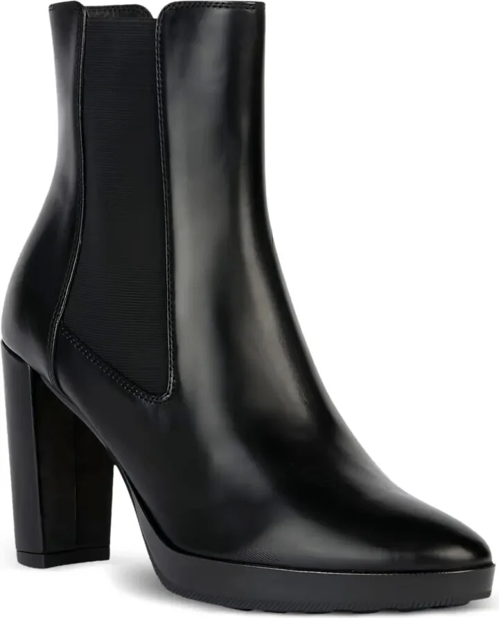 Walk Pleasure elastic-panel block-heel booties - Image 2
