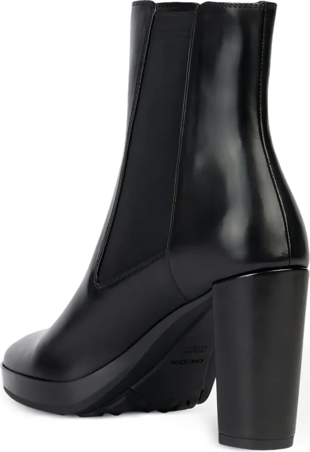 Walk Pleasure elastic-panel block-heel booties - Image 3