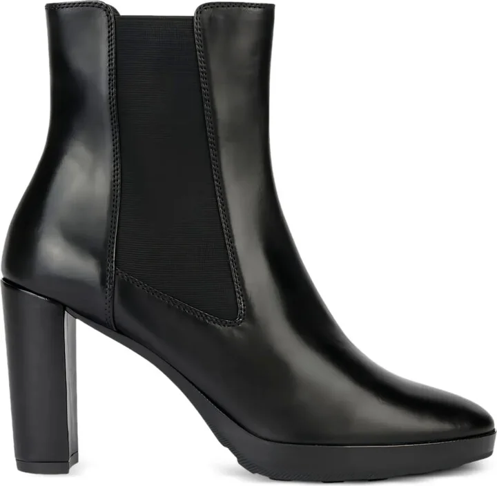 Walk Pleasure elastic-panel block-heel booties