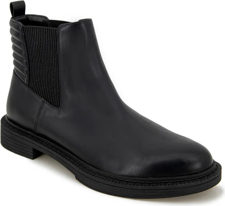 Walker Womens Ankle Round Toe Chelsea Boots