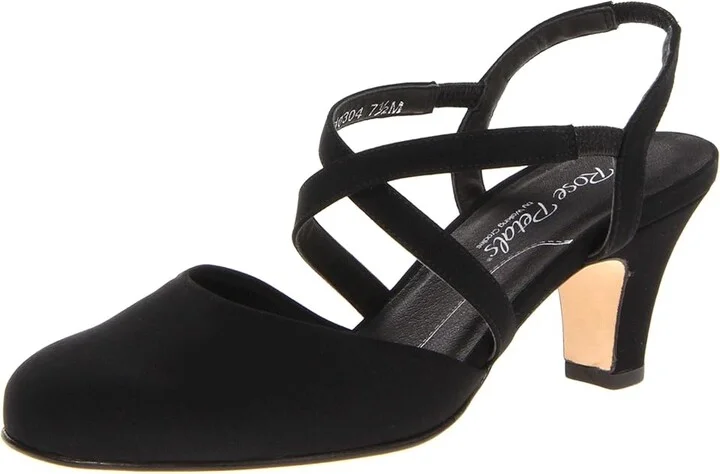 Walking Cradles Caliente Women's Shoes Black Micro : 7.5 N (AA), Leather/Textile - Image 2