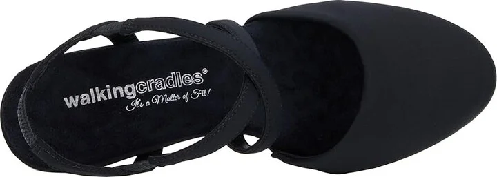 Walking Cradles Caliente Women's Shoes Black Micro : 7.5 N (AA), Leather/Textile - Image 3