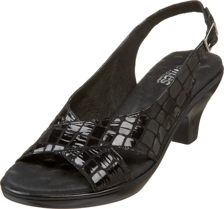Black Croc Patent