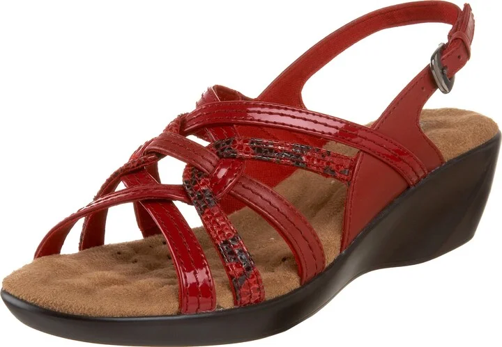 Red/Snake Print