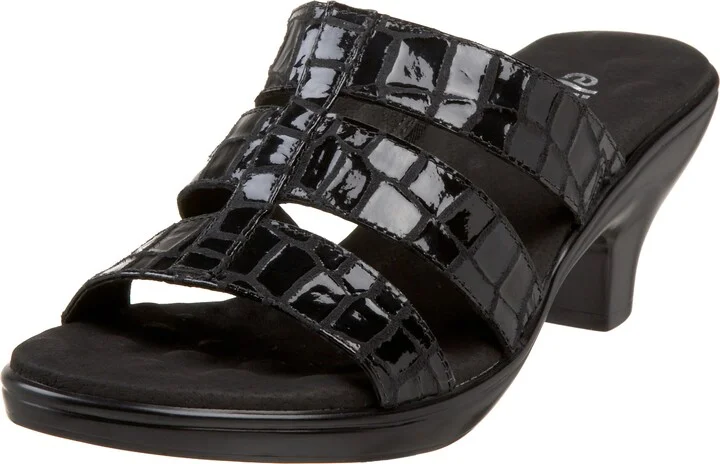 Black Croc Patent