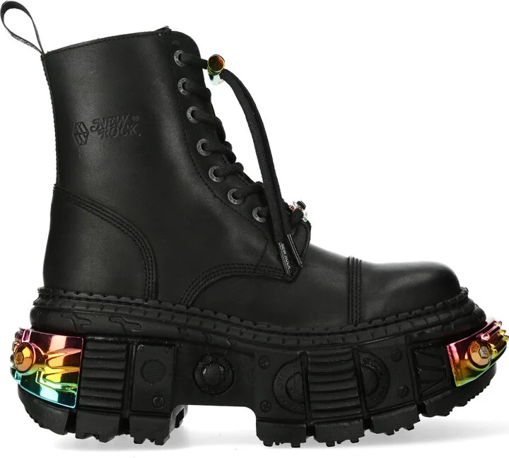WALL83CCT-S8 Boots Leather Platform Gothic