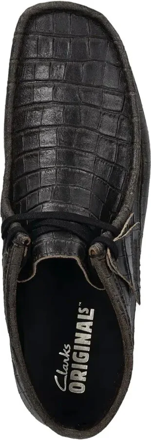 Wallabee "Black Croc Distress" desert boots - Image 2