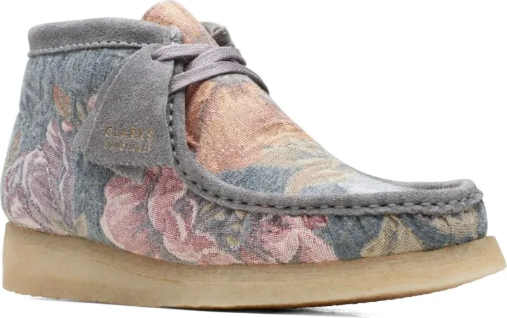 Wallabee "Blue Floral" boots - Image 2