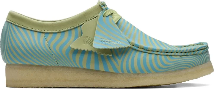 Wallabee "Blue/Green" loafers