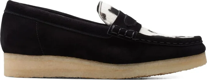 Wallabee "Cow Print Hairon" loafers