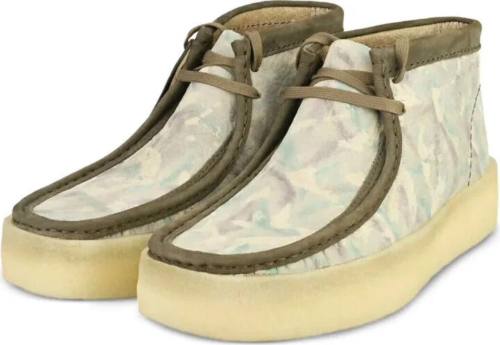 Wallabee Cup Bt "GREEN CAMOUFLAGE" boots - Image 2