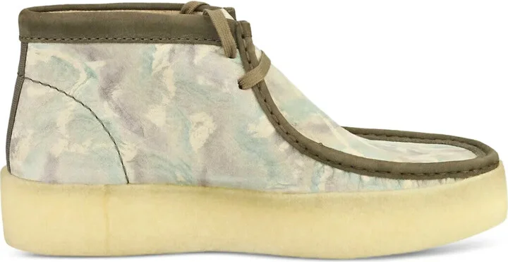Wallabee Cup Bt "GREEN CAMOUFLAGE" boots