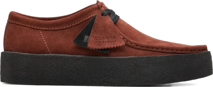 Wallabee Cup "Burgundy" lace-up shoes