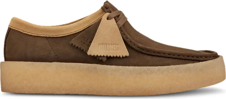 Wallabee Cup "DARK GREEN NUBUCK" sneakers