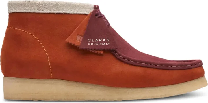 Wallabee "DARK ORANGE / COMBINATION" desert boots