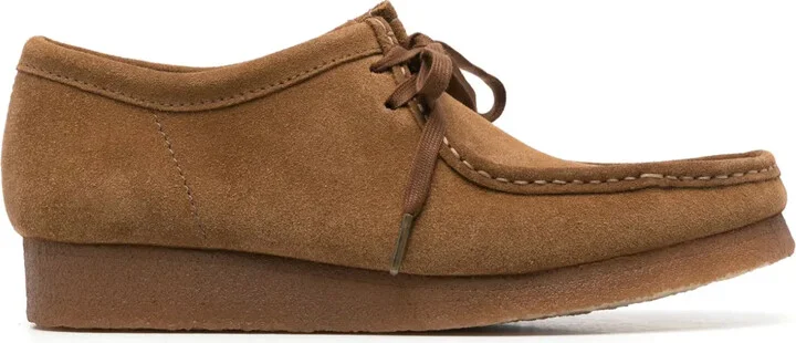 Wallabee derby shoes