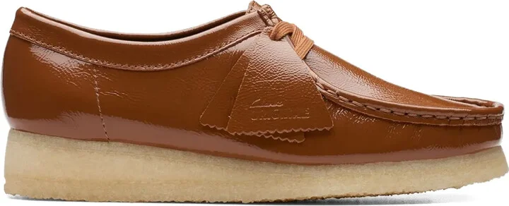 Wallabee "Dusk Brown Pat" loafers