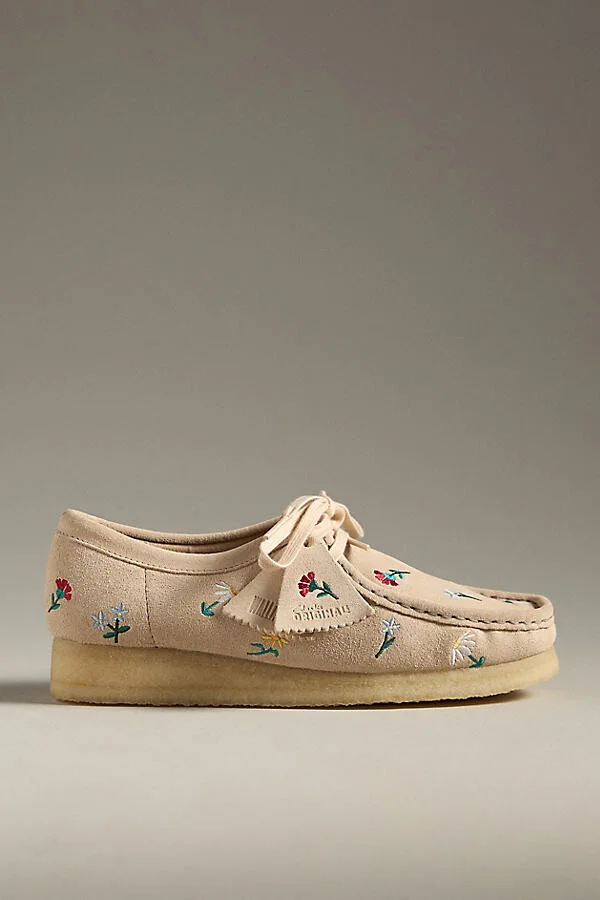 Wallabee Floral Flats