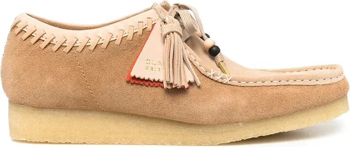 Wallabee lace-up boots