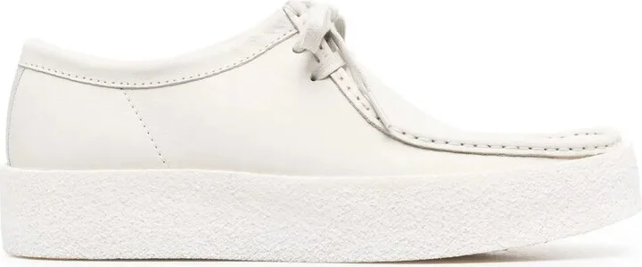Wallabee lace-up leather shoes