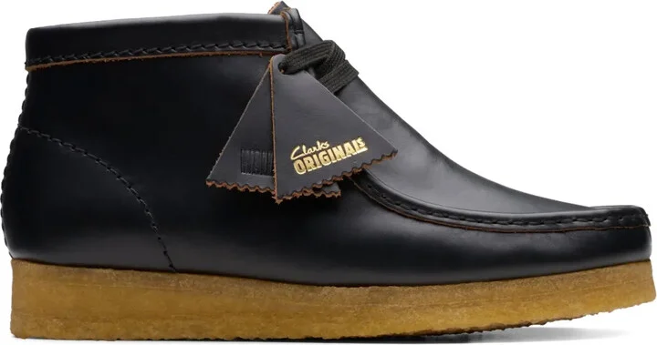 Wallabee leather boots