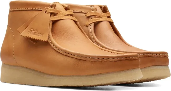 Wallabee leather lace-up boots - Image 2