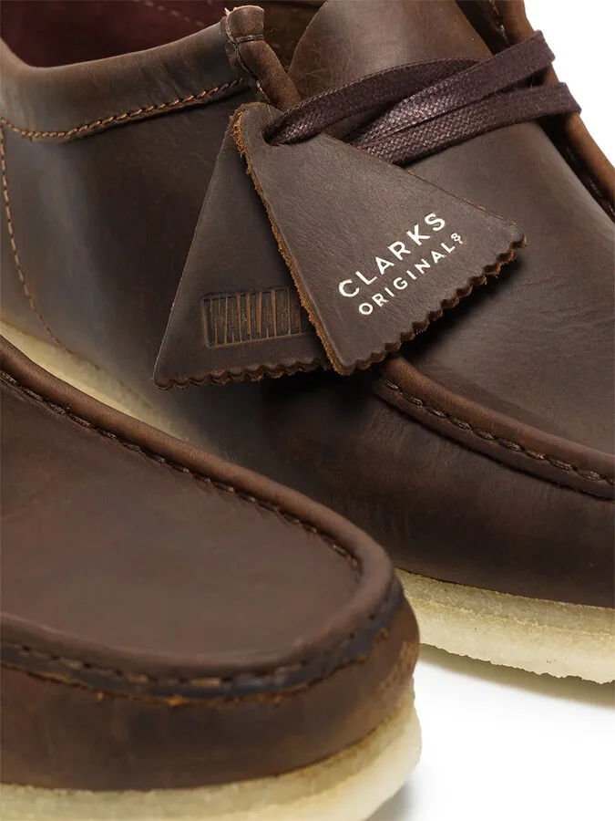 Wallabee leather lace-up boots - Image 2