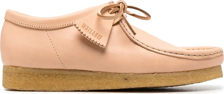 Wallabee low-top lace-up boots