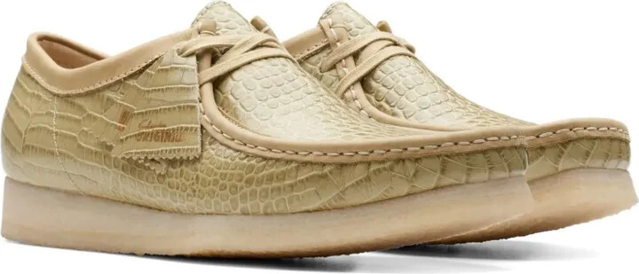 Wallabee "Maple Croc" derby shoes - Image 2